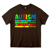 Chocolate Brown autism Heavy Core Tee - Artiststas