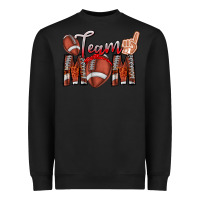 Black team mom Heavyweight Sweatshirt - CowhideDigitalArt