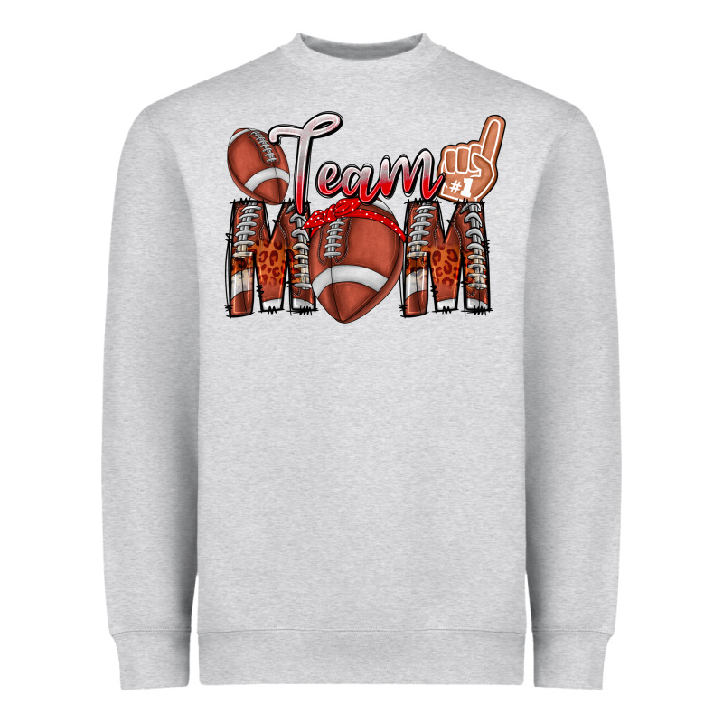 Team Mom Heavyweight Sweatshirt by CowhideDigitalArt | Teevron