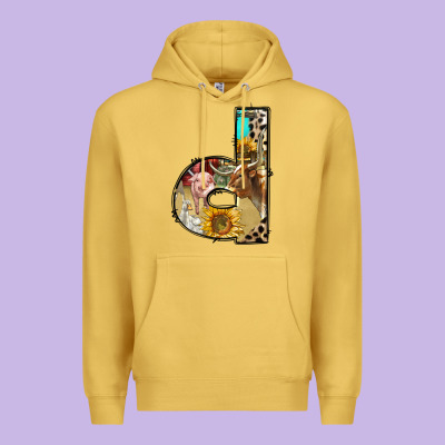 Farm Life Alphabet Lowercase Letters D Premium Hoodie Designed By Bundleandbundleshop