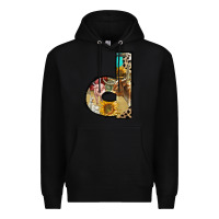 Black farm life alphabet lowercase letters d Premium Hoodie - BundleAndBundleShop