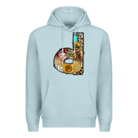 Blue Mist farm life alphabet lowercase letters d Premium Hoodie - BundleAndBundleShop