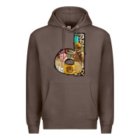 Coffee farm life alphabet lowercase letters d Premium Hoodie - BundleAndBundleShop