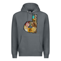 Rock farm life alphabet lowercase letters d Premium Hoodie - BundleAndBundleShop