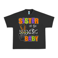 Pigment Black sister of brewing baby halloween theme baby shower spooky t shirt Urban Heavy Tee - minhPixels