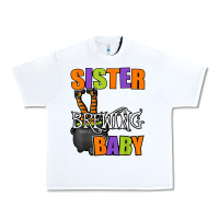 White sister of brewing baby halloween theme baby shower spooky t shirt Urban Heavy Tee - minhPixels