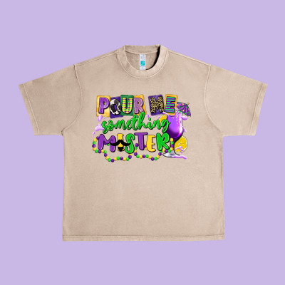 Pour Me Something Mister Urban Heavy Tee Designed By Cowgirlartshop