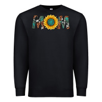 Black sunflower mom Premium Sweatshirt - Artiststas