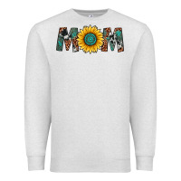 Oatmeal Heather sunflower mom Premium Sweatshirt - Artiststas
