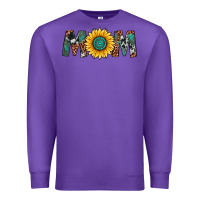 Purple sunflower mom Premium Sweatshirt - Artiststas