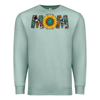 Seafoam sunflower mom Premium Sweatshirt - Artiststas