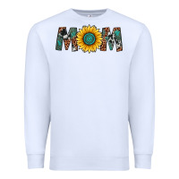 White sunflower mom Premium Sweatshirt - Artiststas