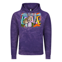 Cloud Purple love easter Vintage Hoodie - CowGirlArtShop