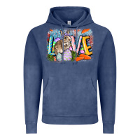 Vintage Denim love easter Vintage Hoodie - CowGirlArtShop