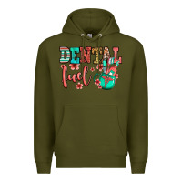 Army Green dental fuel coffee cup Premium Hoodie - Jasminsmagicworld