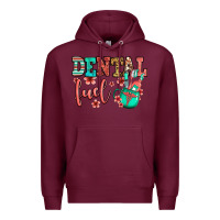 Burgundy dental fuel coffee cup Premium Hoodie - Jasminsmagicworld