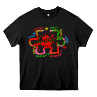 Black autism teacher pencil Heavy Core Tee - Artiststas