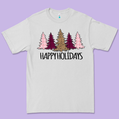 Happy Holidays Tree Premium Tee Designed By Bettercallsaul