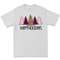 Dove Grey Happy Holidays Tree Premium Tee - Bettercallsaul