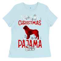 Baby Blue This Is My Christmas Pajama Shirt Ladies Tee - Bettercallsaul