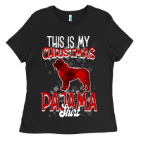 Black This Is My Christmas Pajama Shirt Ladies Tee - Bettercallsaul