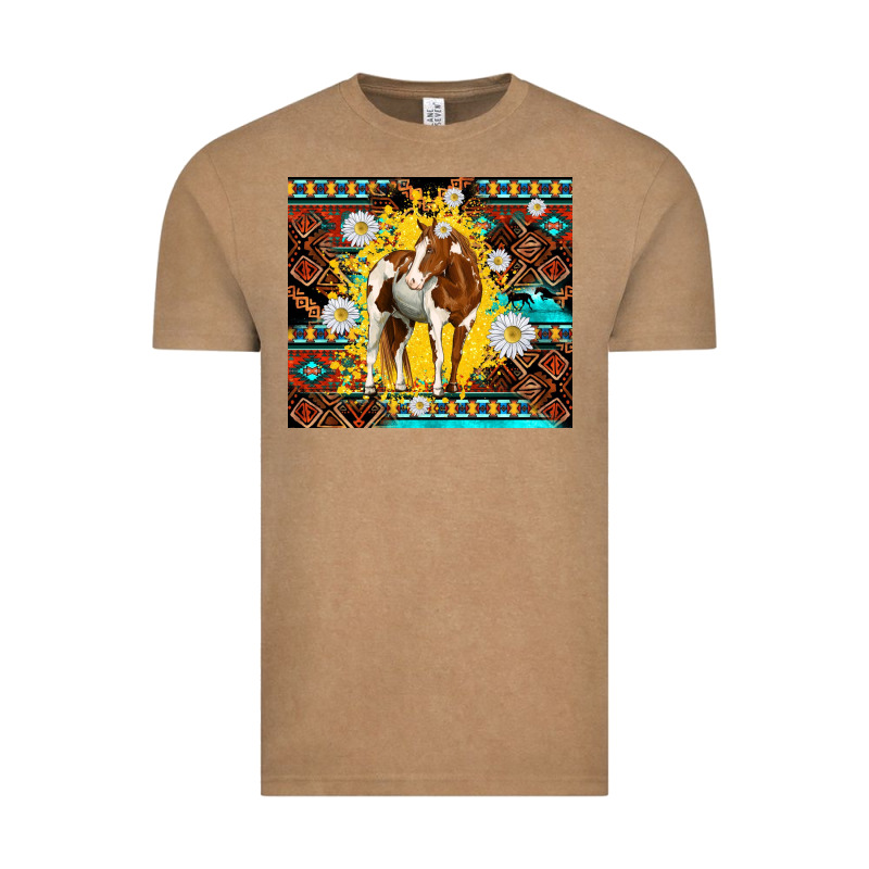 Aztec Tribal Horse Vintage Tee by TumblerDesignByShophia | Teevron