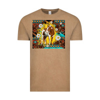 Vintage Coffee aztec tribal horse Vintage Tee - TumblerDesignByShophia
