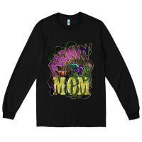 Black Rockin the mom Mother's Day Long Sleeve Tee - HowdyJamesFarm