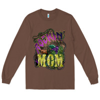 Chestnut Rockin the mom Mother's Day Long Sleeve Tee - HowdyJamesFarm
