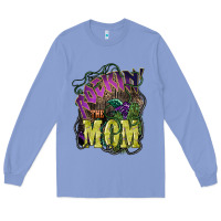 Colony Blue Rockin the mom Mother's Day Long Sleeve Tee - HowdyJamesFarm
