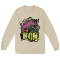 Mushroom Rockin the mom Mother's Day Long Sleeve Tee - HowdyJamesFarm