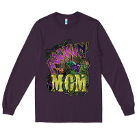 Plum Rockin the mom Mother's Day Long Sleeve Tee - HowdyJamesFarm