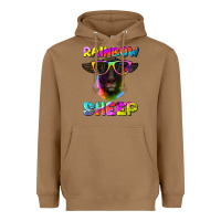 Toasted Coconut rainbow sheep suffolk sheep Heavyweight Hoodie - Artiststas