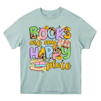 Arona books are my happy place Heavy Core Tee - Artiststas