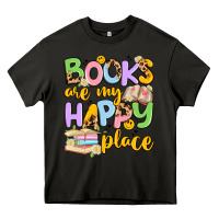 Asphalt books are my happy place Heavy Core Tee - Artiststas