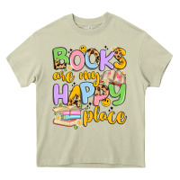Mossy books are my happy place Heavy Core Tee - Artiststas