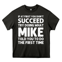 Asphalt mike gift name personalized birthday funny christmas joke Heavy Core Tee - minhPixels