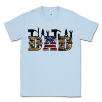 Dusty Blue fathers day Classic Tee - Artiststas