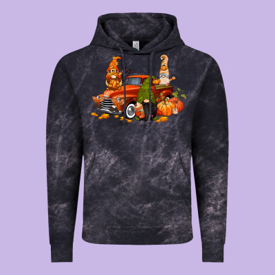 Fall Gnome Truck Vintage Hoodie Designed By Cowgirlartshop