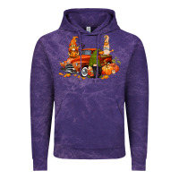 Cloud Purple fall gnome truck Vintage Hoodie - CowGirlArtShop