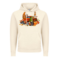 Vintage Artic fall gnome truck Vintage Hoodie - CowGirlArtShop
