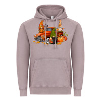 Vintage Zinc fall gnome truck Vintage Hoodie - CowGirlArtShop