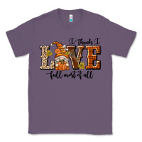 Lavender I Think I Love Fall Most of All Classic Tee - texasbilliewilder