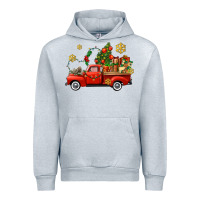 Heather Grey Christmas truck Urban Hoodie - AdoDesignShop