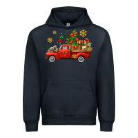 Navy Christmas truck Urban Hoodie - AdoDesignShop