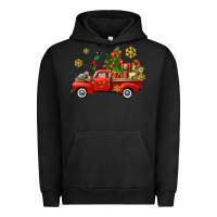 Pigment Black Christmas truck Urban Hoodie - AdoDesignShop