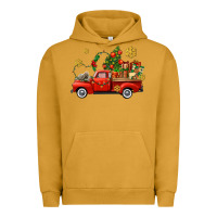 Pigment Peanut Butter Christmas truck Urban Hoodie - AdoDesignShop