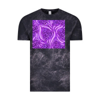 Cloud Black purple glitter with leopard pattern Vintage Tee - TumblerDesignByShophia