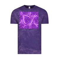 Cloud Purple purple glitter with leopard pattern Vintage Tee - TumblerDesignByShophia