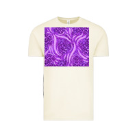Vintage Arctic purple glitter with leopard pattern Vintage Tee - TumblerDesignByShophia